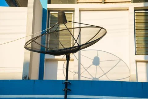 Satellite dishes Stock Photos