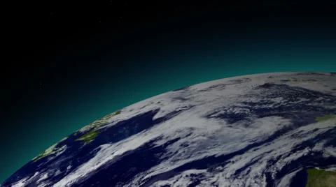 Satellite in Earth orbit Video stock 35208092