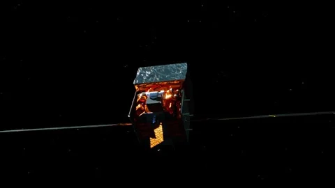 Satellite Fermi Gamma-ray Space Telescope . Elements of this image furnished by Vídeo Stock 330611768