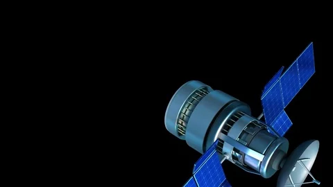Satellite Stock Footage 75807169