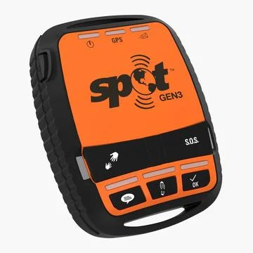 Satellite GPS Messenger and Tracking Spot Gen3 3D Model