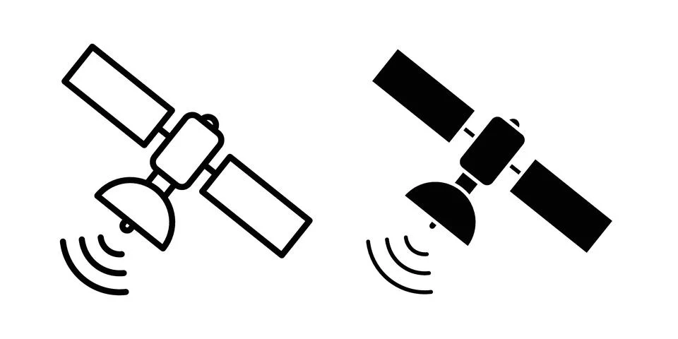 Satellite icon graphic element. web icon set 스톡 일러스트