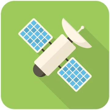 Satellite icon Stock Illustration