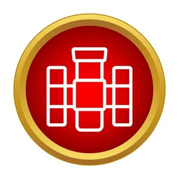 Satellite icon representing global telecommunications and connectivity Stock Illustration