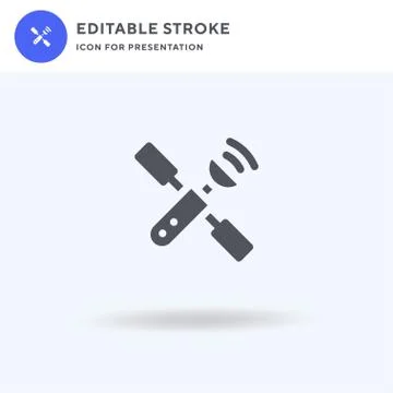 Satellite icon vector, filled flat sign, solid pictogram isolated on white, logo Illustrazione stock