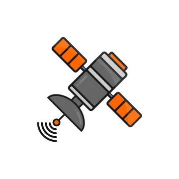 Satellite Icon vector illustration Stock Illustration