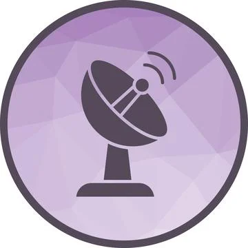 Satellite icon vector image. Stock Illustration