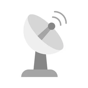 Satellite icon vector image. Stock Illustration