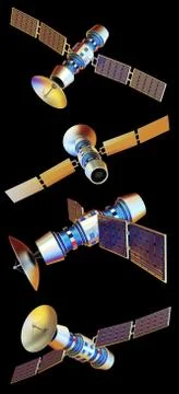 Satellite Illustrazione stock