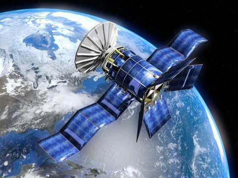 Satellite Stock Illustration