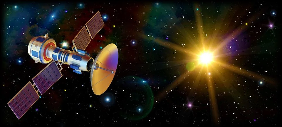 Satellite Illustrazione stock