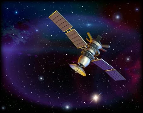 Satellite Stock Illustration