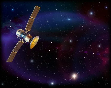 Satellite Stock Illustration