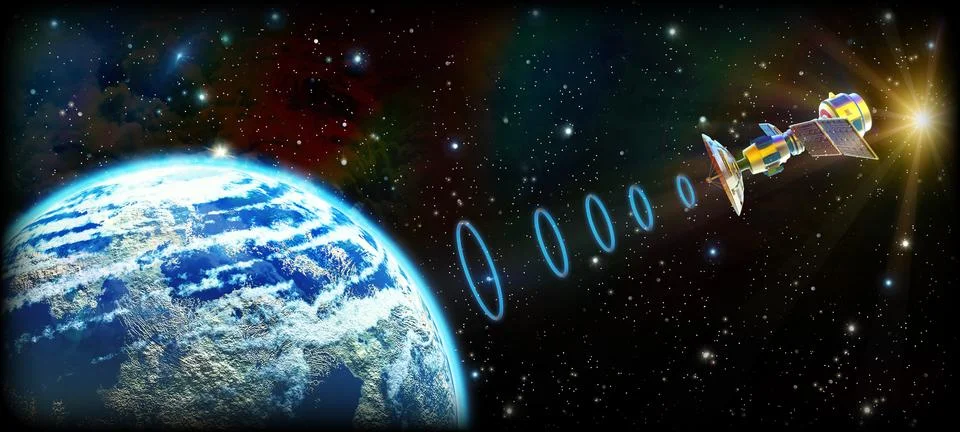 Satellite Illustrazione stock