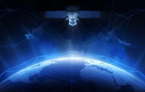Satellite Stock Illustration