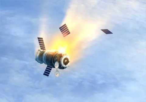 Satellite Stock Illustration