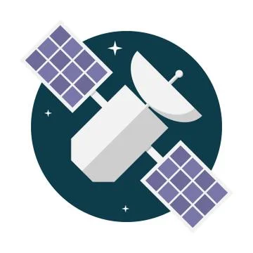 Satellite Stock Illustration