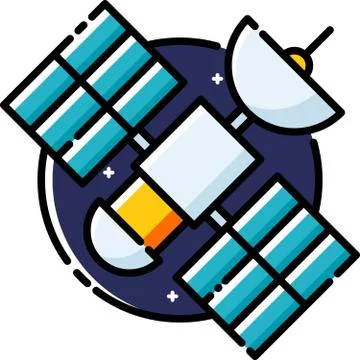 Satellite Stock Illustration