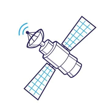 Satellite Stock Illustration