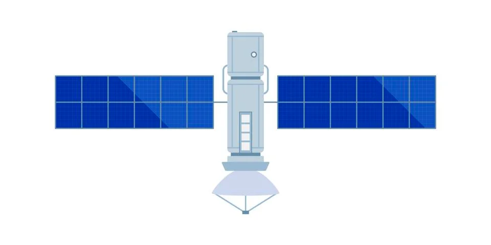 Satellite Illustration Stock Illustration