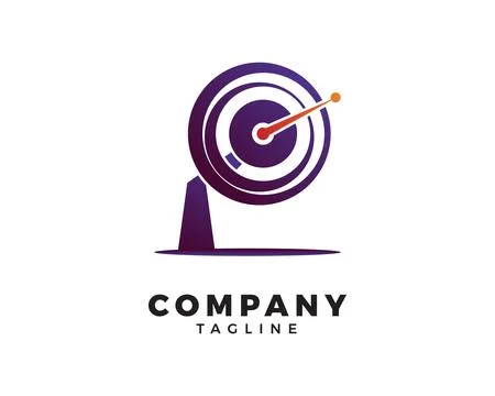 Satellite Logo Template Design Vector Design Stock Illustration