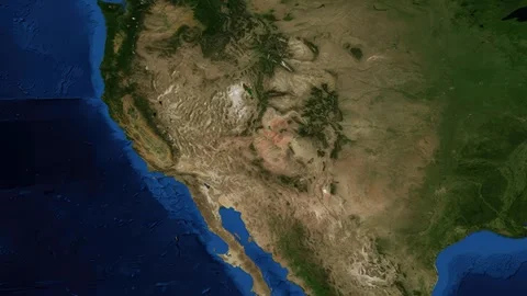 Satellite Map Zoom Animation From Global View To Carson City Nevada Stock Footage 329457338