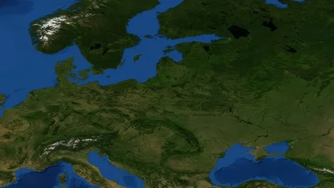 Satellite Map Zoom Animation From World View To Riga Latvia Vídeo Stock 327845973