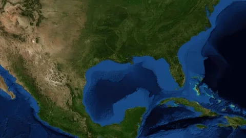 Satellite Map Zoom Animation From World View to Austin Texas USA Stock Footage 329457292