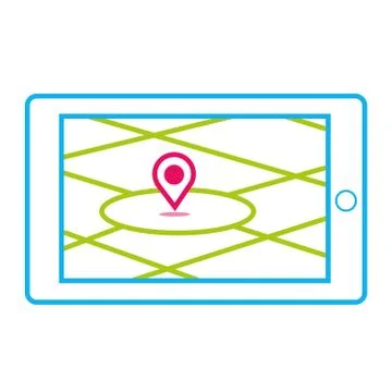 Satellite Navigation Stock Illustration