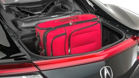 Satellite navigation map display close up Berlina Black 2017 Acura NSX Stock Footage 159927529