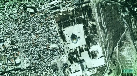A satellite overview of Jerusalem Vidéo 20990011