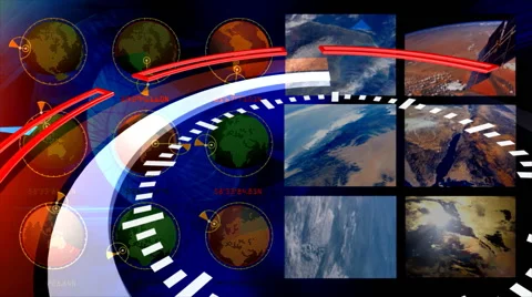 Satellite picture, map with location.Background for Headline. Intro  Stock Footage 51691536