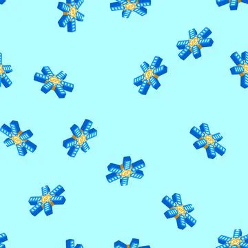 Satellite technology aeronautical engineer isometric icon seamless pattern Stock Illustration