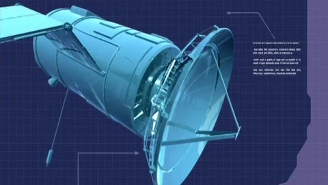 Satellite technology space sky Stock Footage 91022490