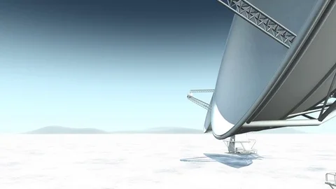 Satellite Telescope Array CG animation Stock Footage 83435585