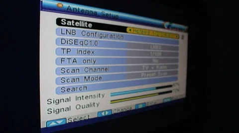 Satellite television. Antenna setup. 스톡 동영상 49461809