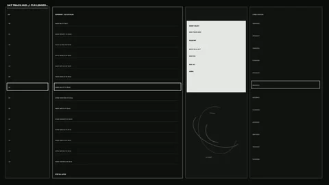 Satellite Tracking HUD Catalog Seamless Loop Stock-Footage 342295471