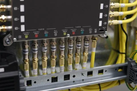 Satellite TV for installation. Stock Photos
