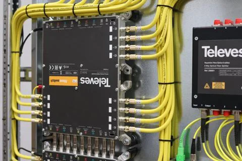 Satellite TV for installation. Stock Photos