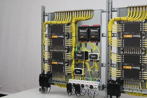 Satellite TV for installation. Stock Photos
