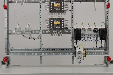 Satellite TV for installation. Stock Photos