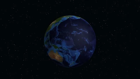 Satellite Zoom Animation from Deep Space to Bytom Poland Stock Footage 345042155
