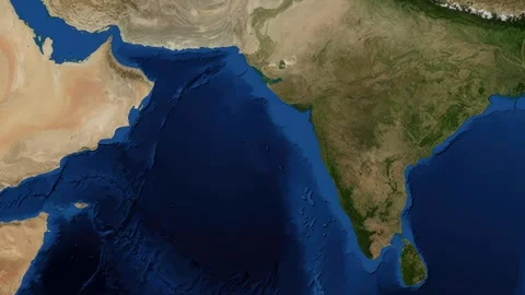 Satellite Zoom Animation From World Map To Pune Maharashtra India Stock-Footage 327438155
