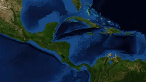 Satellite Zoom Animation From World Map To Belmopan Belize Stock Footage 329008666