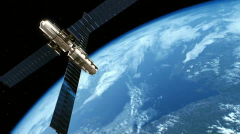 Satellite zoom camera Stock Footage 39384441