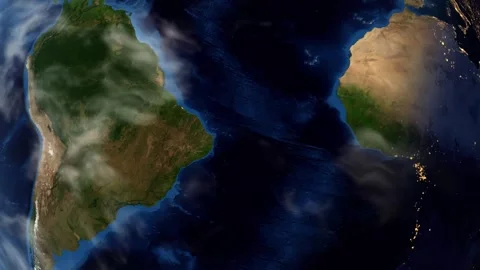 Satellite Zoom In From Outer Space to Itapetininga Brazil Stock Footage 346806615