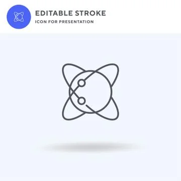 Satellites icon vector, filled flat sign, solid pictogram isolated on white Illustrazione stock