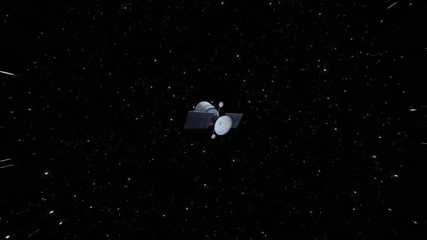 satellites moving in space 4K | Stock Video | Pond5