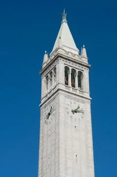 Sather bell tower on berkeley campus. Stock Photos