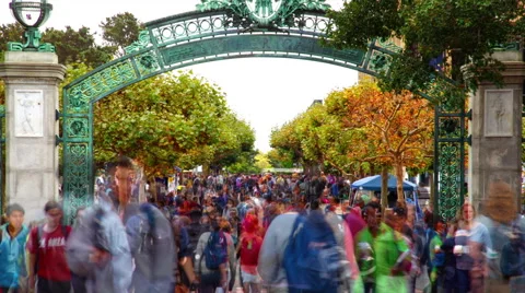 The Sather Gate Stock Footage 45407140